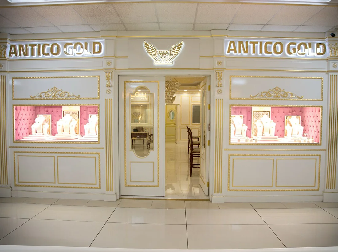 İstanbul'daki Antico Gold mağazası